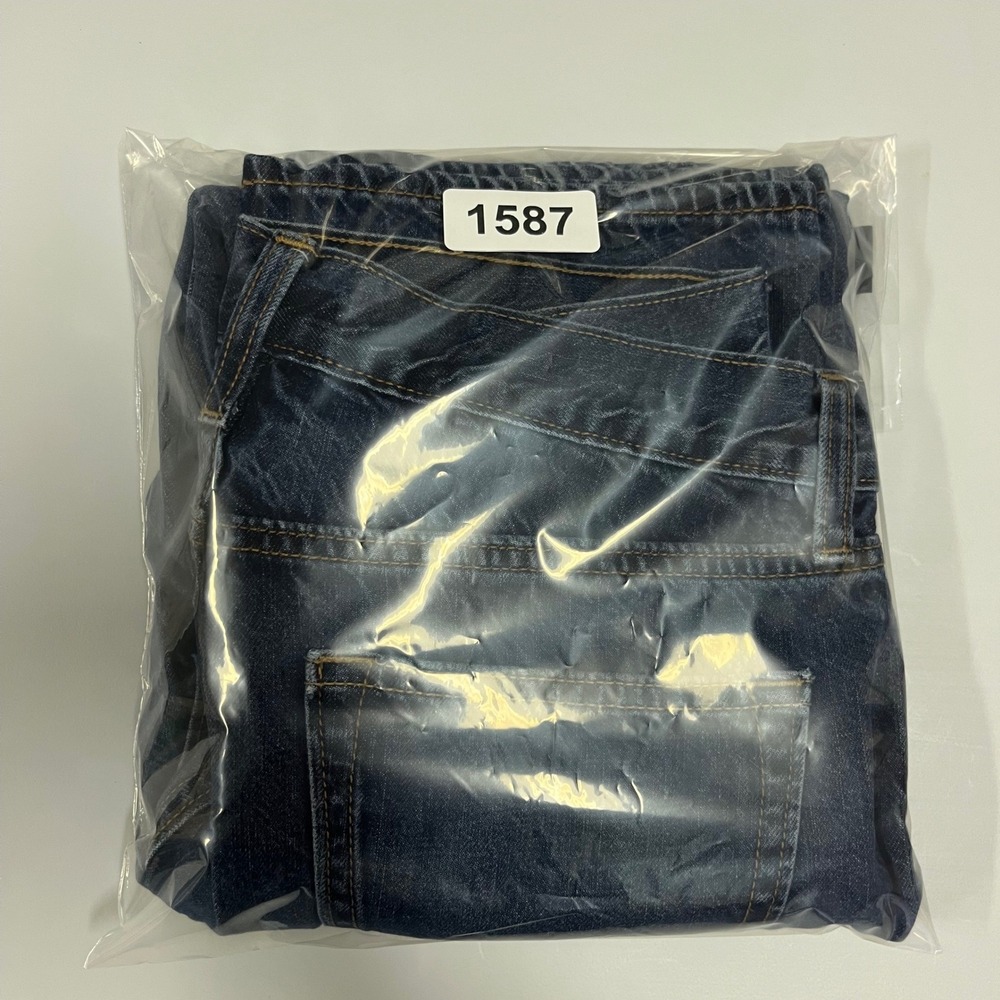 Old Navy Straight Jeans Mens 32x30 Blue Dark Wash Cotton Classic Denim Pants - Picture 12 of 12